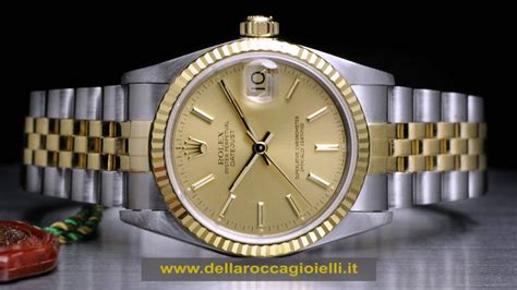 rolex datejust donna acciaio e oro|Rolex Datejust blu.